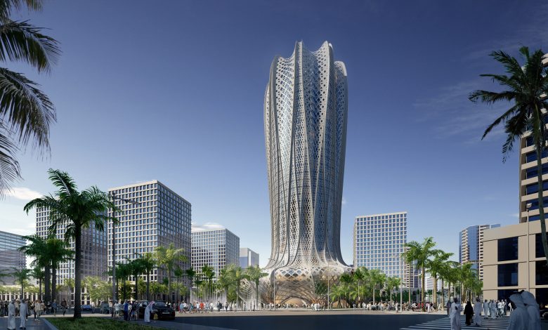Lusail Boulevard residences and skyline